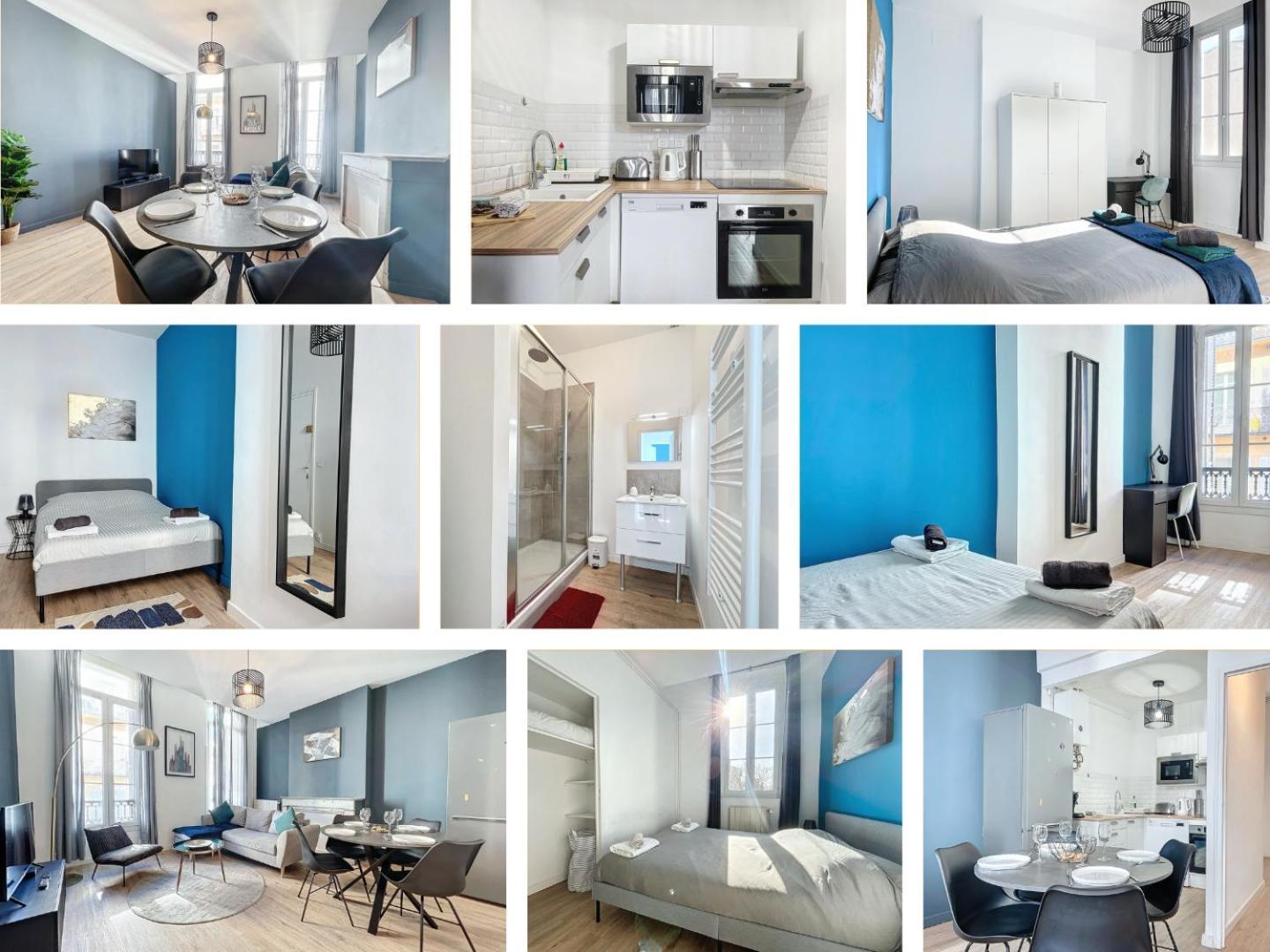 Grand Appartement Central - Trois Chambres - Les Freres De La Loc' Marseille Bagian luar foto